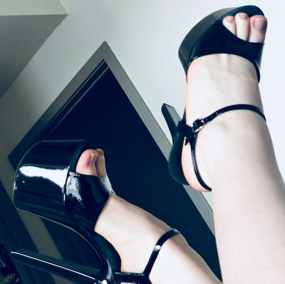 New heels from a fan! They’re an inch taller than my old pair!…