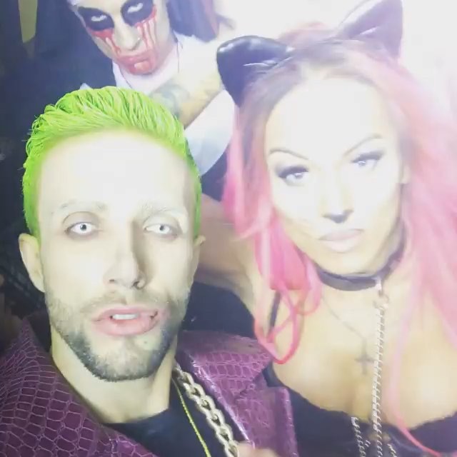 Mia Maffia ts Halloween selfie