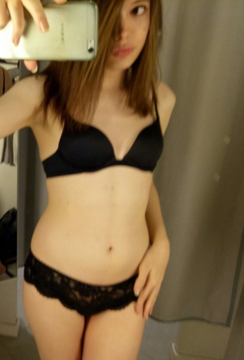 Here is a blurry lewd of me in a changing room I took today that I may end up deleting