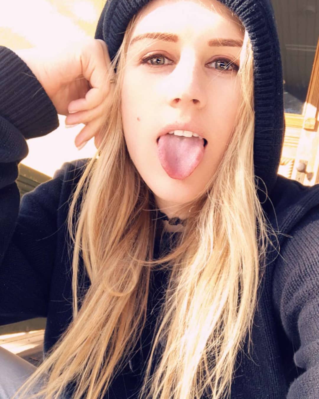Katy Kay tongue