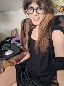 Trans nerd lookin sexy