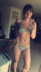 TS bikini selfie