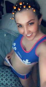 TS Gamer Kayleigh Coxx new sports bra and panties