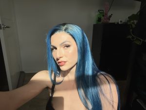 Blue Hair ts Amanda Riley