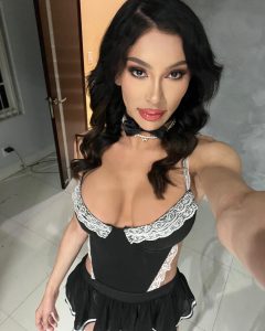 Naughty maid outfit from ts Andylynn Payne selfie