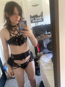 Sexy lingerie mirror selfie from Ashley Lovecraft