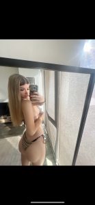 TS Indica Blue bikini butt selfie