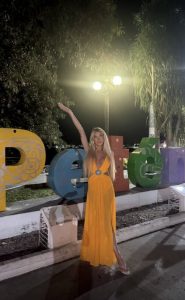 Aubrey Kate vacation shot